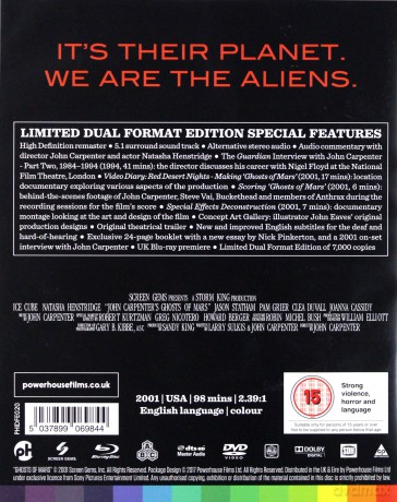 Ghosts Of Mars [Blu-Ray]+[DVD]