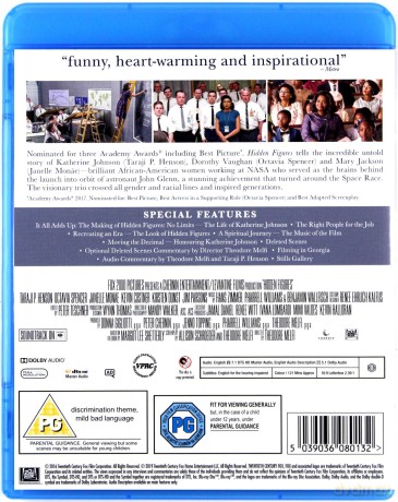 Hidden Figures [Blu-Ray]