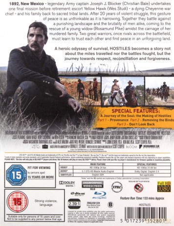 Hostiles film [Blu-Ray]