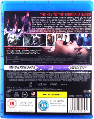 Insidious: The Last Key (Naznaczony: Ostatni klucz) [Blu-Ray]