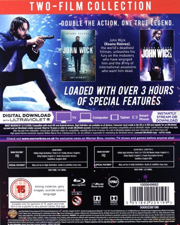 John Wick 1 & 2 [2xBlu-Ray]