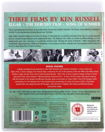 Ken Russell The Great Composers [Blu-Ray]+[DVD]