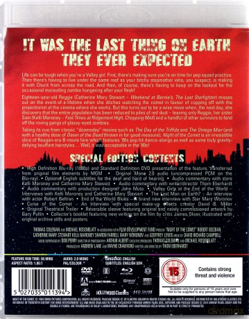Night Of The Comet (Noc komety) [Blu-Ray]+[DVD]