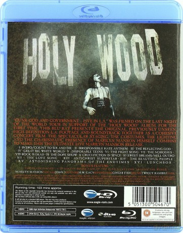 Marilyn Manson: Guns God And Government [Blu-Ray]