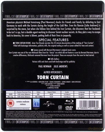 Torn Curtain [Blu-Ray]+[DVD]