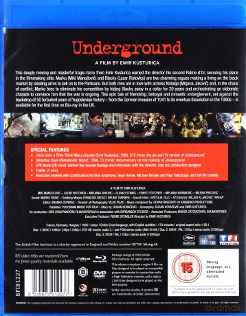 Underground [Blu-Ray]+[2DVD]