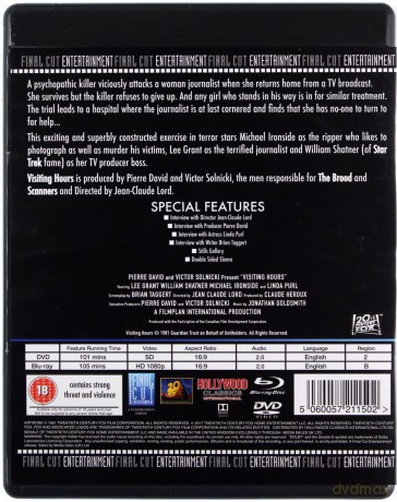 Visiting Hours [Blu-Ray]+[DVD]