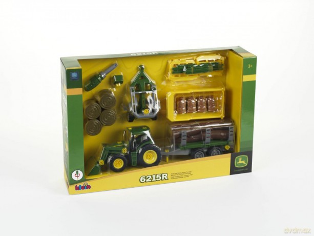 Traktor John Deere do skręcania plus zestaw