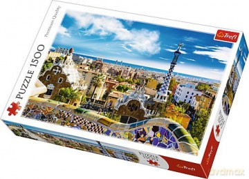 TREFL 1500 el. Park Guell, Barcelona [PUZZLE]
