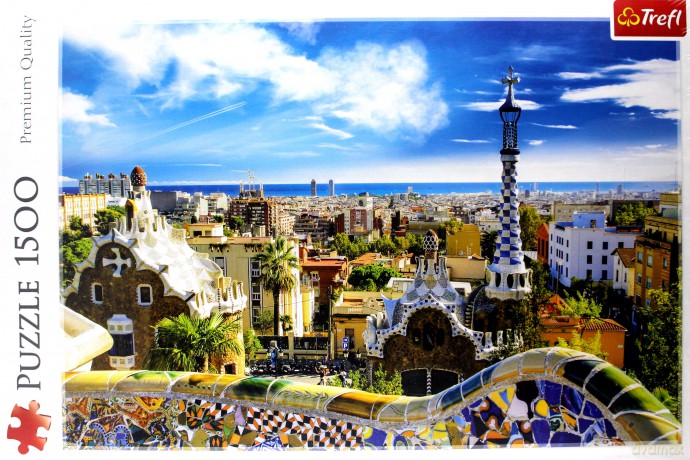 TREFL 1500 el. Park Guell, Barcelona [PUZZLE]