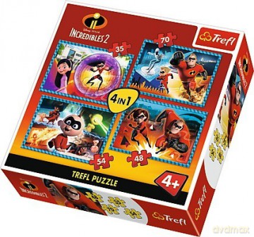 TREFL 4w1 Iniemamocni 2, Niesamowita rodzinka [PUZZLE]