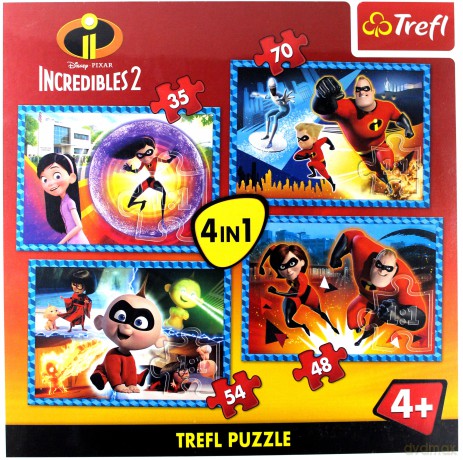 TREFL 4w1 Iniemamocni 2, Niesamowita rodzinka [PUZZLE]