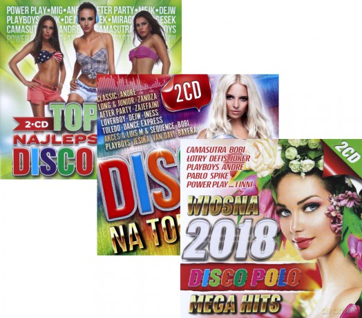 TOP 20 Najlepsze Hity Disco Polo vol. 3 Disco Na Topie vol. 1 / Wiosna 2018 - Mega Hity Disco Polo Pakiet [6CD]