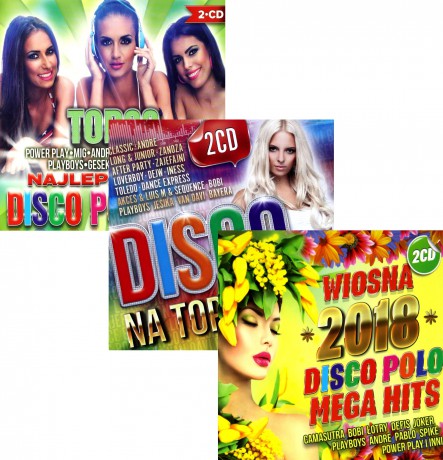 TOP 20 Najlepsze Hity Disco Polo vol. 3 Disco Na Topie vol. 1 / Wiosna 2018 - Mega Hity Disco Polo Pakiet [6CD]