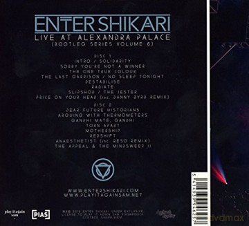 Enter Shikari: Live At Alexandra Palace (digipack) [2CD]