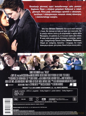 Zmierzch / Zmierzch 2: Księżyc w nowiu / Zmierzch 3: Zaćmienie / Zmierzch 4: Przed Świtem - Część 1 i 2 Pakiet [5DVD]