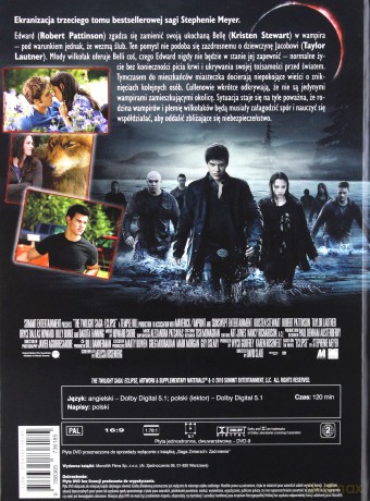 Zmierzch / Zmierzch 2: Księżyc w nowiu / Zmierzch 3: Zaćmienie / Zmierzch 4: Przed Świtem - Część 1 i 2 Pakiet [5DVD]