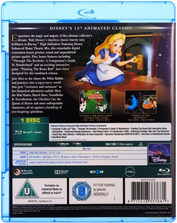 Alice In Wonderland [Blu-Ray]