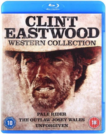 Clint Eastwood Westerns Collection: Pale Rider / Unforgiven / Outlaw Josey Wales (Niesamowity jeździec / Wyjęty spod prawa Josey Wales / Bez przebaczenia) [3xBlu-Ray]