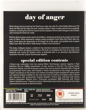 Day Of Anger [Blu-Ray]