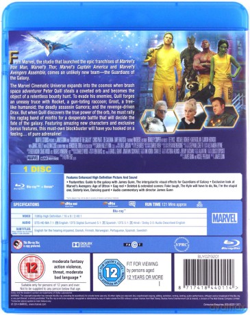 Guardians Of The Galaxy [Blu-Ray]