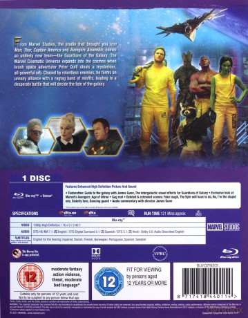 Guardians Of The Galaxy [Blu-Ray]