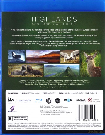Highlands Scotlands Wild Heart [Blu-Ray]