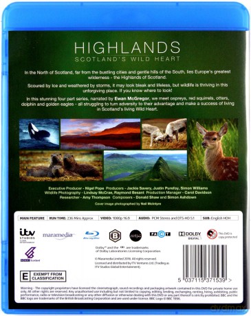 Highlands Scotlands Wild Heart [Blu-Ray]