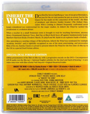 Inherit The Wind [Blu-Ray]+[DVD]