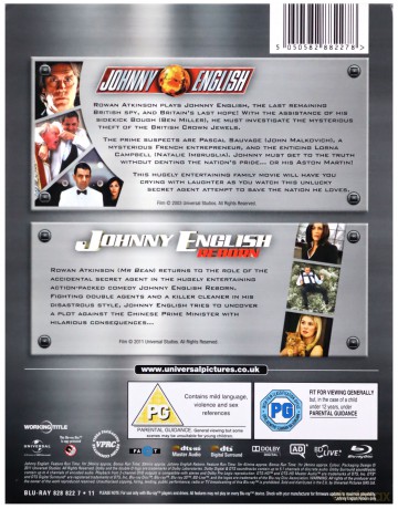Johnny English / Johnny English Reborn (Johnny English / Johnny English: Reaktywacja) [BOX] (Johnny English / Johnny English: Reaktywacja) [2xBlu-Ray]