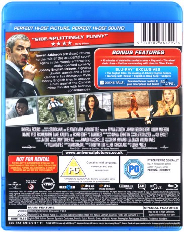 Johnny English / Johnny English Reborn (Johnny English / Johnny English: Reaktywacja) [BOX] (Johnny English / Johnny English: Reaktywacja) [2xBlu-Ray]