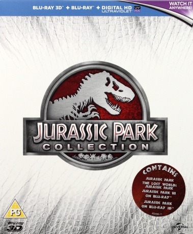 Jurassic Park Premium Collection (Park jurajski / Zaginiony świat: Park jurajski / Park jurajski 3) [3xBlu-Ray]+[Blu-Ray 3D]
