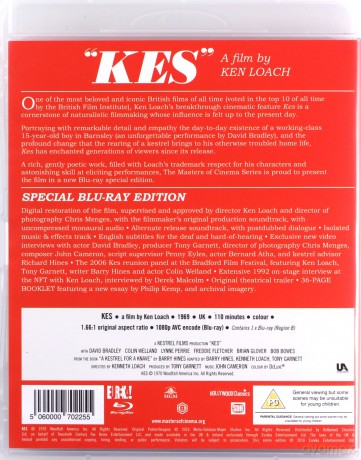 Kes [Blu-Ray]