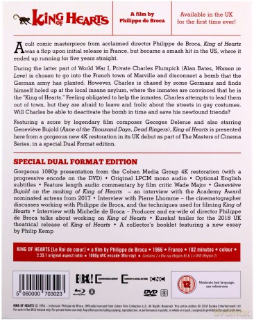 King Of Hearts [Blu-Ray]+[DVD]