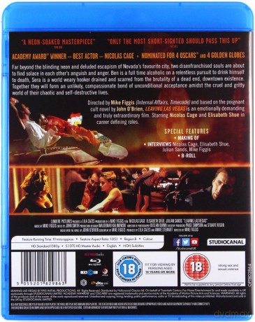 Leaving Las Vegas (Zostawić Las Vegas) [Blu-Ray]