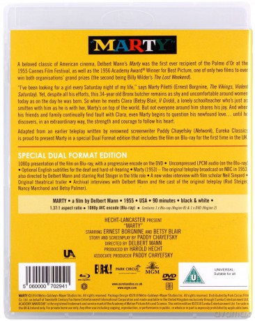 Marty [Blu-Ray]+[DVD]