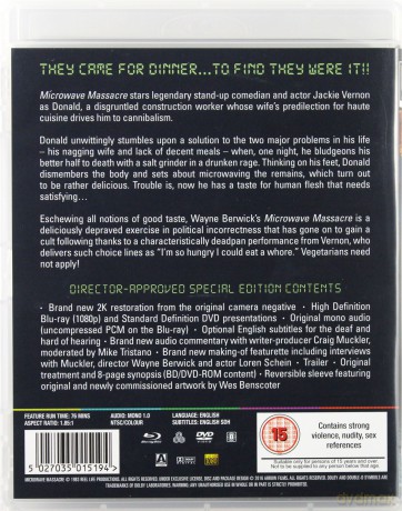 Microwave Massacre (Mikrofalowe morderstwo) [Blu-Ray]+[DVD]