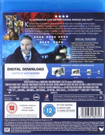 Murder On The Orient Express [Blu-Ray]