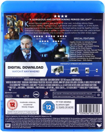Murder On The Orient Express [Blu-Ray]