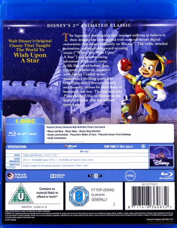 Pinocchio [Blu-Ray]