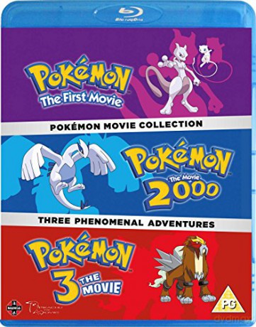 Pokemon Movie Collection (Pokémon: Film pierwszy / Pokémon 2: Uwierz w swoją siłę / Pokémon 3: Zaklęcie Unown) [3xBlu-Ray]
