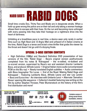 Rabid Dogs Kidnapped [Blu-Ray]+[DVD]