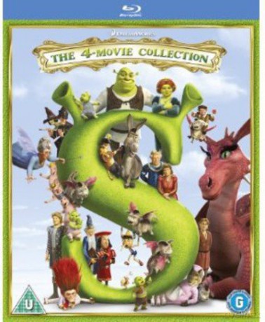 Shrek 1-4 Complete Collection: Shrek / Shrek 2 / Shrek The Third / Shrek: Forever After [BOX] [4xBlu-Ray]