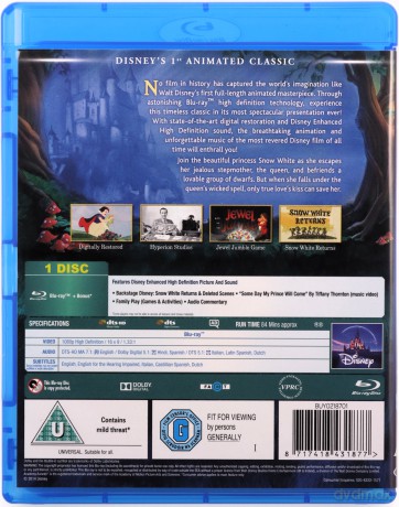 Snow White and the Seven Dwarfs [Blu-Ray]