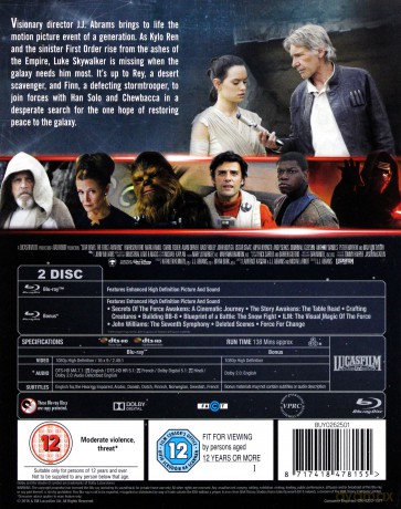 Star Wars Force Awakens [2xBlu-Ray]