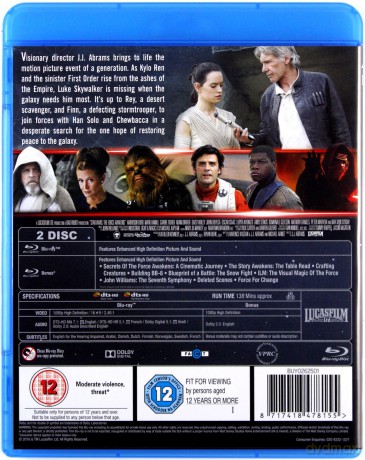 Star Wars Force Awakens [2xBlu-Ray]