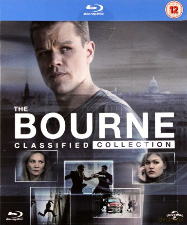 The Bourne Classified Collection (Tożsamość Bourne'a / Krucjata Bourne'a / Ultimatum Bourne'a / Dziedzictwo Bourne'a) [4xBlu-Ray]+[DVD]
