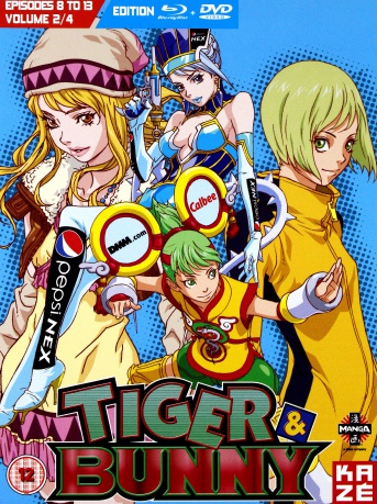 Tiger & Bunny Part 2 (Episodes 8-13) [Blu-Ray]+[DVD]
