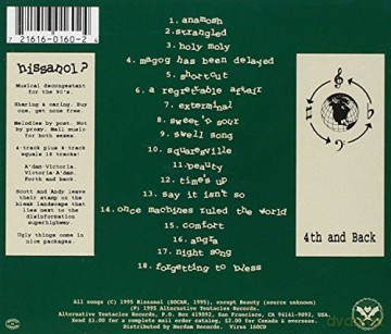 Hissanol: 4th And Back [CD]
