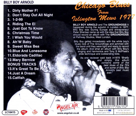 Billy Boy Arnold: Chicago Blues From Islington Mews 1977 [CD]